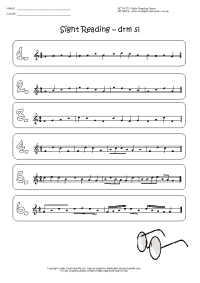 sight reading stave