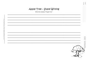 song stave writing