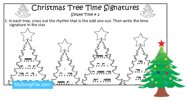 Christmas Tree (Simple Time Signature no2)