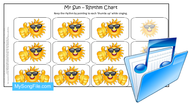Mr Sun Colour Rhythm Chart