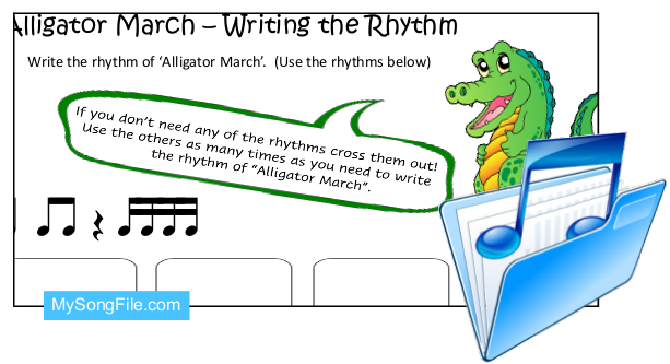Alligator March (Writing the Rhythm)